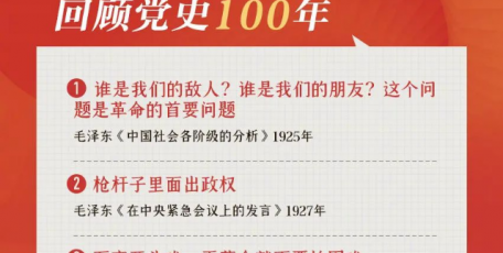 100句名言回顾党史100年